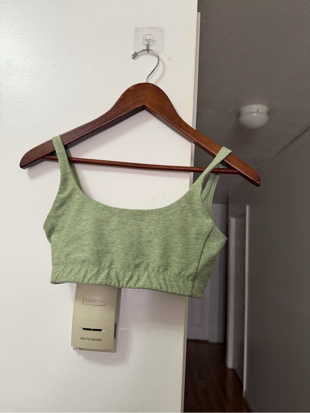 Outdoor Voices Sage Green Active Crop Tank